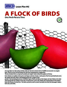 Lesson Plan #42  A FLOCK OF BIRDS One Pinch Pot at a Time