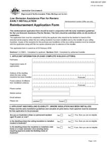 AGS[removed]CTH[removed]Low Emission Assistance Plan for Renters EARLY INSTALLATION