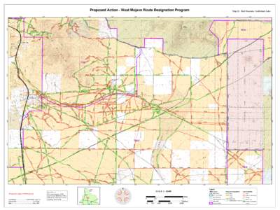 Proposed Action - West Mojave Route Designation Program  RM2 RM4023 402