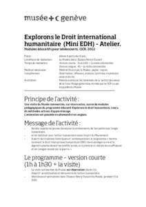 Microsoft Word - Explorons le Droit international humanitaire - atelier_2015-2016.docx