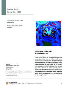 Evelyn Roth  Salmon, 1997 Evelyn Roth: Salmon, 1997 ANN ROSENBERG