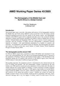 Demography / Population / Total fertility rate / Demographic transition / Education in the Middle East and North Africa / Fertility / Demographics of Germany / Population growth / Sub-replacement fertility / Demographics of the world