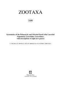 ZOOTAXA 1430