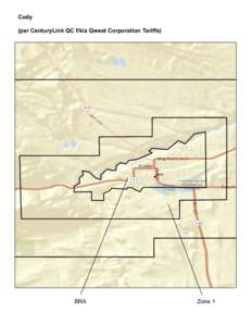 Cody (per CenturyLink QC f/k/a Qwest Corporation Tariffs) Cody  BRA