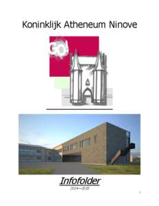 Koninklijk Atheneum Ninove  Infofolder