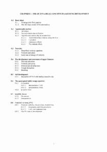 CHAPTER 8 -  USE OF DYNAMICAL CONCEPTS IN ASSESSING DEVELOPMENT