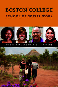 Occupations / Master of Social Work / Boston College Graduate School of Social Work / Social work / Community / Community practice