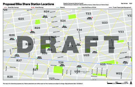 Proposed Bike Share Station Locations Street (Parking) Quincy Street