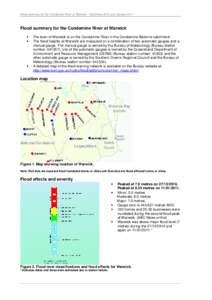 Physical geography / Flood warning / Weather / Meteorology / Condamine River / Banqiao Dam / Queensland floods / Flood control / Hydrology