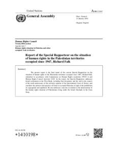 Israeli settlement / Israeli West Bank barrier / Israeli settler violence / West Bank / Gaza Strip / Palestinian National Authority / Palestinian prisoners in Israel / Richard A. Falk / State of Palestine / Israeli–Palestinian conflict / Asia / Palestinian territories