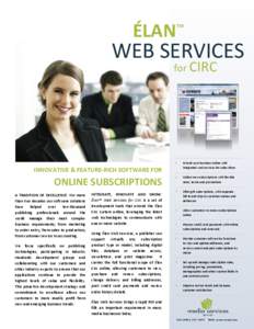 ÉLAN™  WEB SERVICES for CIRC  