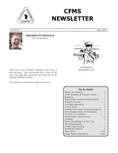 CFMS NEWSLETTER Vol LII #5 May 2015