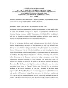 Hopi people / Hopi Reservation / Hopi Dictionary: Hopìikwa Lavàytutuveni / Oraibi /  Arizona / Second Mesa /  Arizona / Walpi /  Arizona / Navajo Nation / Tuba / Native American Housing Assistance and Self-Determination Act / Hopi tribe / Arizona / Puebloan peoples