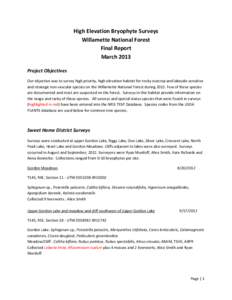 Lichens / Microbiology / Oregon / Lecanorales / Deschutes National Forest / Waldo Lake / Cladonia / Aulacomnium palustre / Letharia vulpina / Biology / Cascade Range / Willamette National Forest