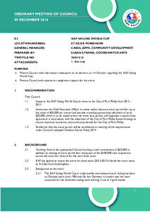 Geography of Australia / St Kilda /  Victoria / City of Port Phillip / Royal Melbourne Yacht Squadron / City of St Kilda / International Security Assistance Force / Melbourne / Port Phillip / States and territories of Australia