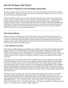 Core Knowledge Foundation / Iowa Tests of Basic Skills / E. D. Hirsch /  Jr. / Iowa Tests of Educational Development / Curriculum / Education in the United States / Core Knowledge UK / Common Core State Standards Initiative / Education / Education reform / Achievement tests