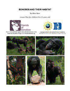 BONOBOS AND THEIR HABITAT By Alice Hare Lesson Plan for children 8 to 11 years old