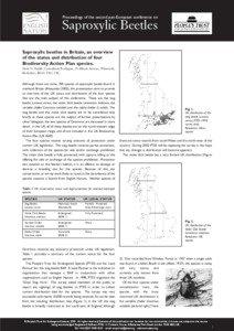 Proceedings of the second pan-European conference on  Saproxylic Beetles