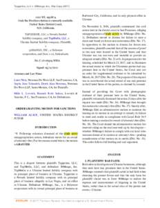 Tapgerine, LLC v. 50Mango, Inc., Slip CopyWLOnly the Westlaw citation is currently available. United States District Court, N.D. California.