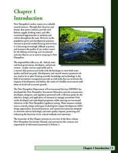 New Hampshire’s surface waters are a valuable natural resource. Through their function and beauty, they power industry, provide vital habitat, supply drinking water, and offer recreational opportunities to residents an