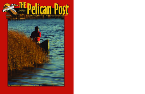 THE Fall 2006 Vol. 21, No. 3  Pelican Post