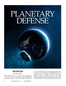 PLANETARY DEFENSE Introduction By Jason Ross