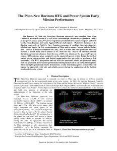 Nuclear technology / Electrical generators / New Horizons / GPHS-RTG / Radioisotope thermoelectric generator / General Purpose Heat Source / Multi-Mission Radioisotope Thermoelectric Generator / Ulysses / Galileo / Spaceflight / Space technology / Spacecraft