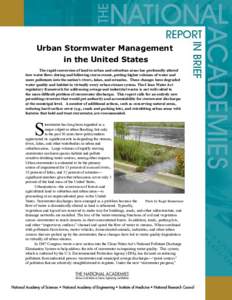 Urban Stormwater Management in the United States