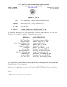 The Lenawee County Business Revolving Loan Fund Committee invites you to attend an informational meeting where the Michigan Economic Development Corporation will share some exciting new programs that will allow the Busin