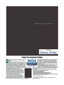 INVEST-Guide_Layout[removed]:44 PM Page 65  An Advertising Feature to the Orange County Business Journal • September 16, 2013 Sponsored by