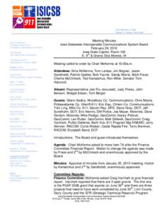 9-1-1 / Sheriffs in the United States / Electronics / Interoperability / Telecommunications / Tom Hancock