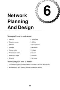 6  Network Planning And Design ○
