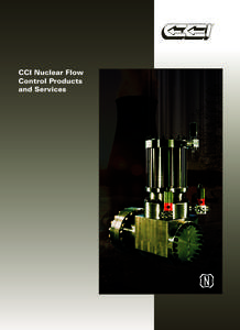 CCI Nuclear Flow Control Products and Services We solve flow control problems