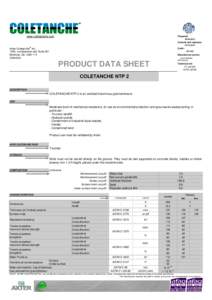 COLETANCHE NTP2 ASTM (USA units) E