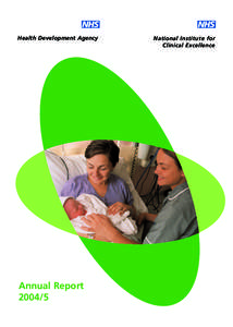 Health Development Agency  Annual Report[removed]National Institute for