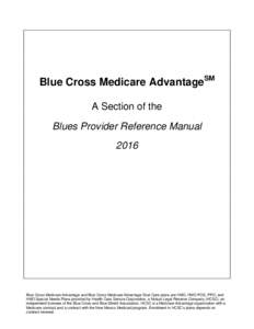Blue Cross Medicare Advantage
