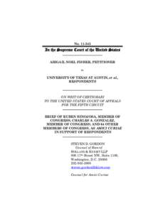 Grutter v. Bollinger / Amicus curiae / Equal Protection Clause / Supreme Court of the United States / Law / Parents Involved in Community Schools v. Seattle School District No. 1 / Case law