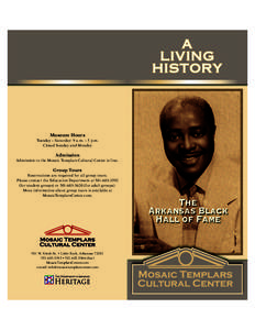 Mosaic Templars Cultural Center / Southern United States / Little Rock /  Arkansas / Sidney Moncrief / Pine Bluff /  Arkansas / National Basketball Association / Arkansas / African-American culture