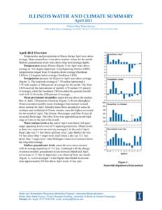 Illinois Water and Climate Summary - April 2011