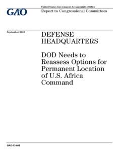 United States Central Command / United States European Command / United States Armed Forces / Unified Combatant Command / Military / Government / United States Africa Command / United States Department of Defense / Military-industrial complex