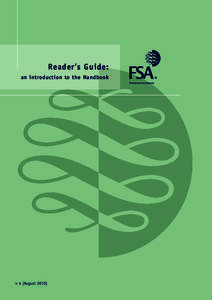 Reader’s Guide: an introduction to the Handbook v 4 (August 2010)  CONTENTS