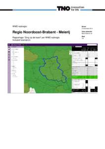 Regio Noordoost-Brabant - Meierij_sub WMO regiorapportage_03112014