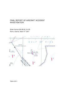 FINAL REPORT OF AIRCRAFT ACCIDENT INVESTIGATION