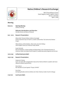 Microsoft Word - NCRE meeting agenda April 2009.doc