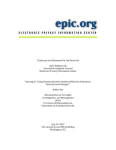 EPIC Drone Testimony 7-12_Final