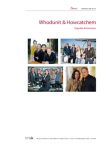 Whodunit & Howcatchem – Populäre Krimiserien