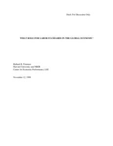 Anti-corporate activism / Business ethics / Social philosophy / Economic systems / International labor standards / Sweatshop / Labor rights / Unemployment / Capitalism / Economics / Labor / Sociology