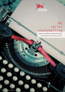 MA Serial Storytelling_Ausschreibung2014.indd