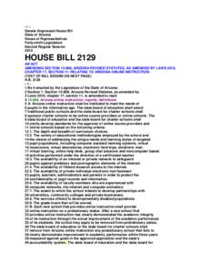 -iSenate Engrossed House Bill State of Arizona House of Representatives Forty-ninth Legislature Second Regular Session 2010