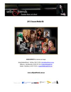SelbyFriends 2013 Media Kit #2